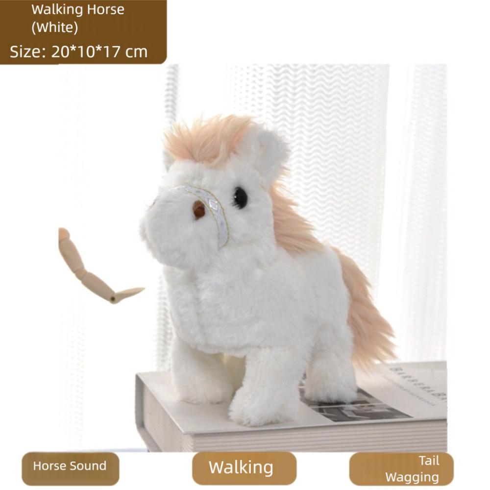 

Walks Interactive Robotic Pony Barks Pet Doll Funny Realistic Robot Pony Gift