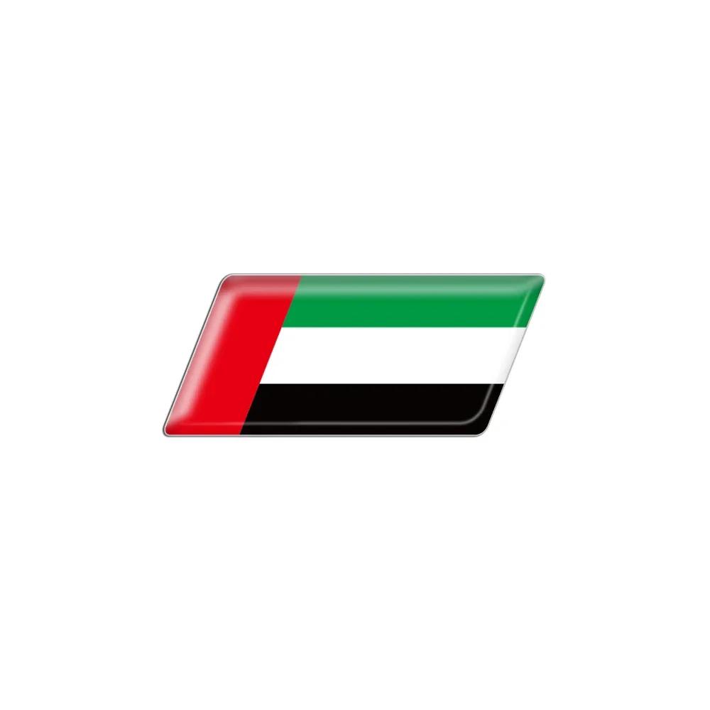 3D Epoxy Car Styling Body Trunk Decor Sticker with Bangladesh Kurdistan Israel Brazil Palestine Poland France Flag Emblem