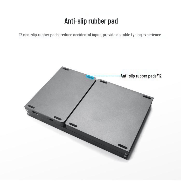 Ultra-Thin Bluetooth Tri-Fold Keyboard with Touchpad – Universal for Phone/Computer, Portable & Wireless