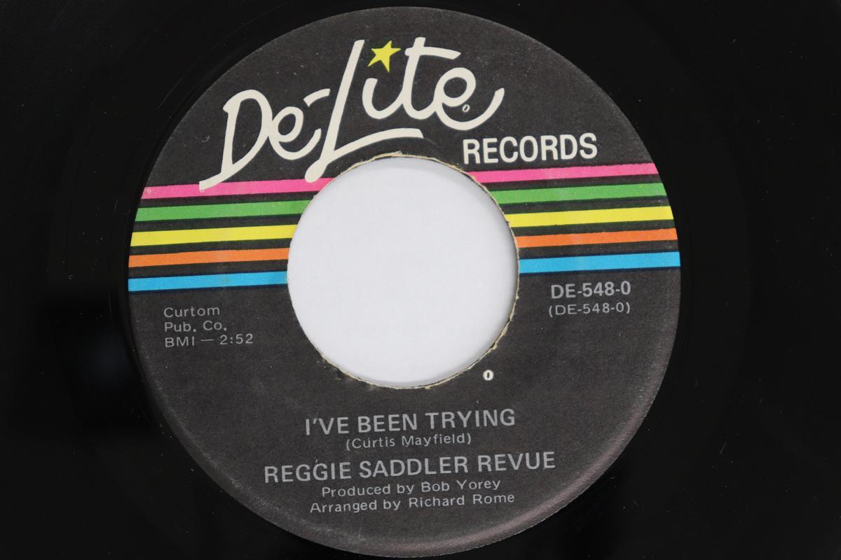 

7inch Record REGGIE SADDLER REVUE - I ve Been Trying / So Long Little S DE548 De-Lite Records 1972 US Soul/Funk Used