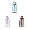 Modern Minimalist Reusable Plastic Cup With Straw For Outdoor And Office Use