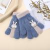 Children's gloves cute baby warm gloves cold gloves student full finger gloves children's gloves