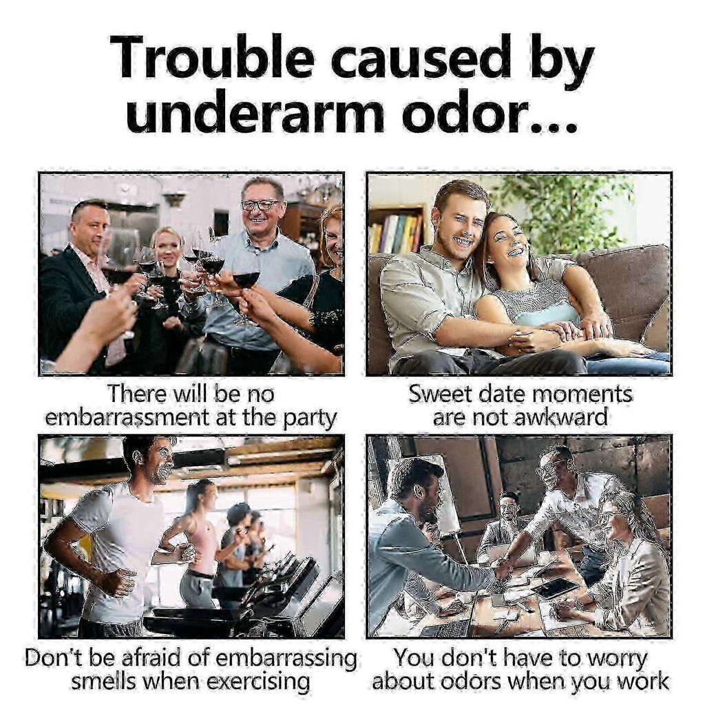 East Moon Men's Care Stick Cleaning Armpits with Extraordinary Odor Refreshing Long-lasting Fragrance Portable Body Care Stick