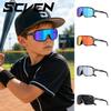 SCVCN Boys Sports Sunglasses Baseball Child Cycling Glasses for Kids Girls Small Size Glasses Bike Outdoor UV400 Protection 7