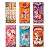 Chinese New Year Red Envelopes 6-Piece Cute New Year Auspicious 2026 Spring Festival Red Pocket For Cash For Spring Festival Tet