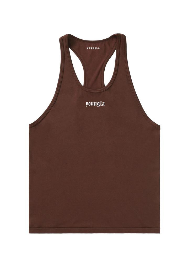 YoungLA Herren Slim-Fit Ärmelloses Schnelltrocknendes Muskel-Tanktop