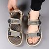 Fashion Outdoor Anti-slip Beach Shoes for Men Fashion Casual Driving Soft-soled Anti-slip Platform Sandals Male Summer New Sandals Man
