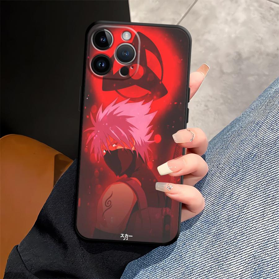 Funda Phone Cover Phone Case for Apple iPhone XR XS MAX 15 Pro 7 8 14 11 Air 16 13 17 Pro Max 12 Cool Narutos Kakashi