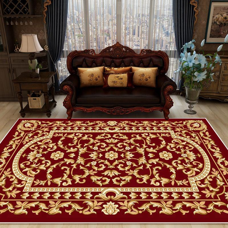 European Style Luxury Large Carpet In The Living Room Home Decor Non-slip Mat for Kids Machine Washable Area Rugs Lounge Office