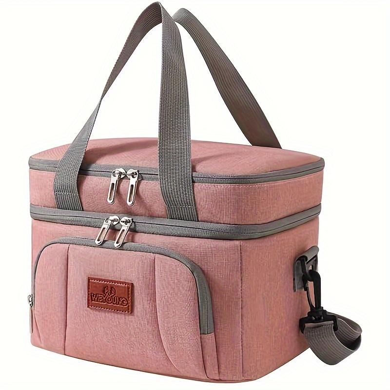 Oxford Cloth Insulated Bag Multi-purpose Insulated Bag Multi-purpose Lunch Box Bag Practical Snack Bag Food Bag Portable Insulated Bag Food S розовый 1390₽