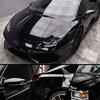 Glossy Black Car Wrapping Vinyl Wrap Film Sticker Roll Bubble Free Air Release Vehicle Motocycle Decal Auto Tuning Accessories
