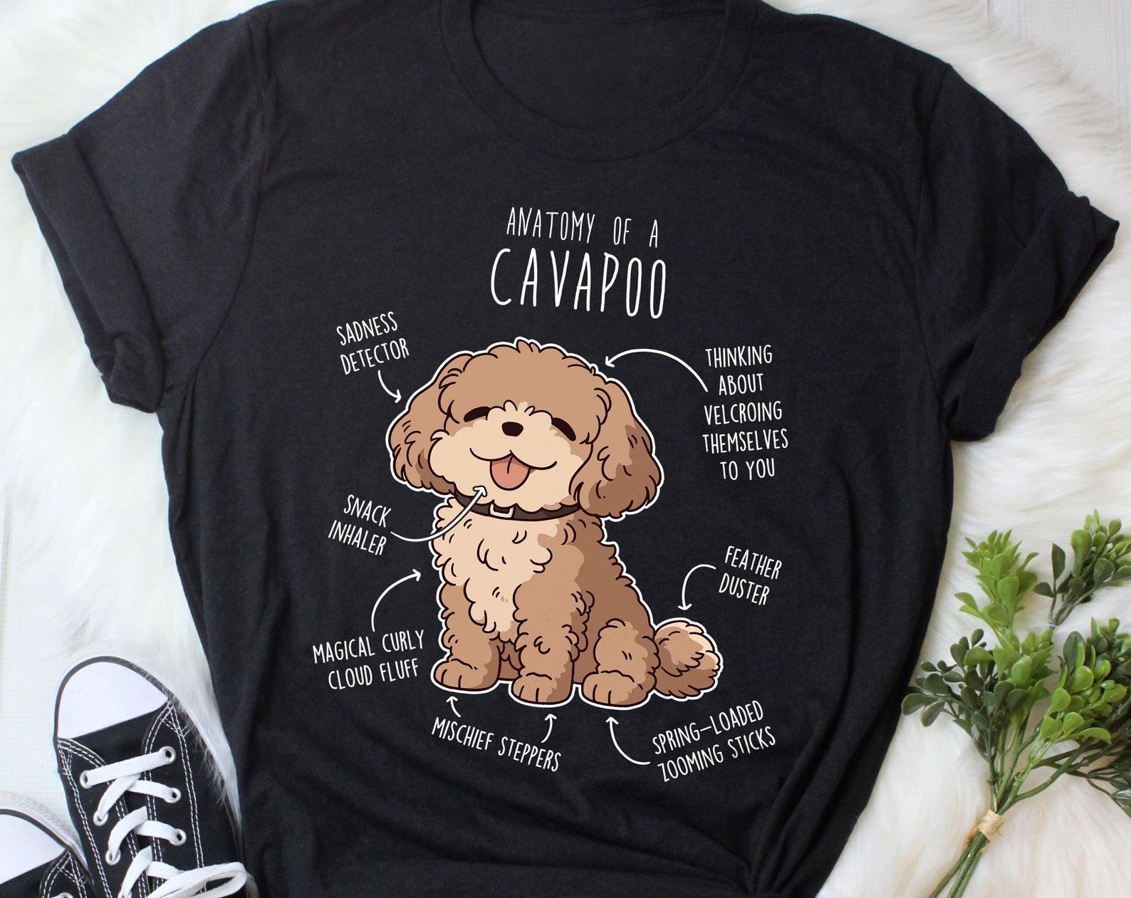 Cavapoo Shirt, , , Funny Tan Cavapoo Dog Lover Gift, Cute Cavoodle T-shirt, Doodle Poodle Mix Cross Tshirt, Pet Tee, Cavapoo Mom Dad 100