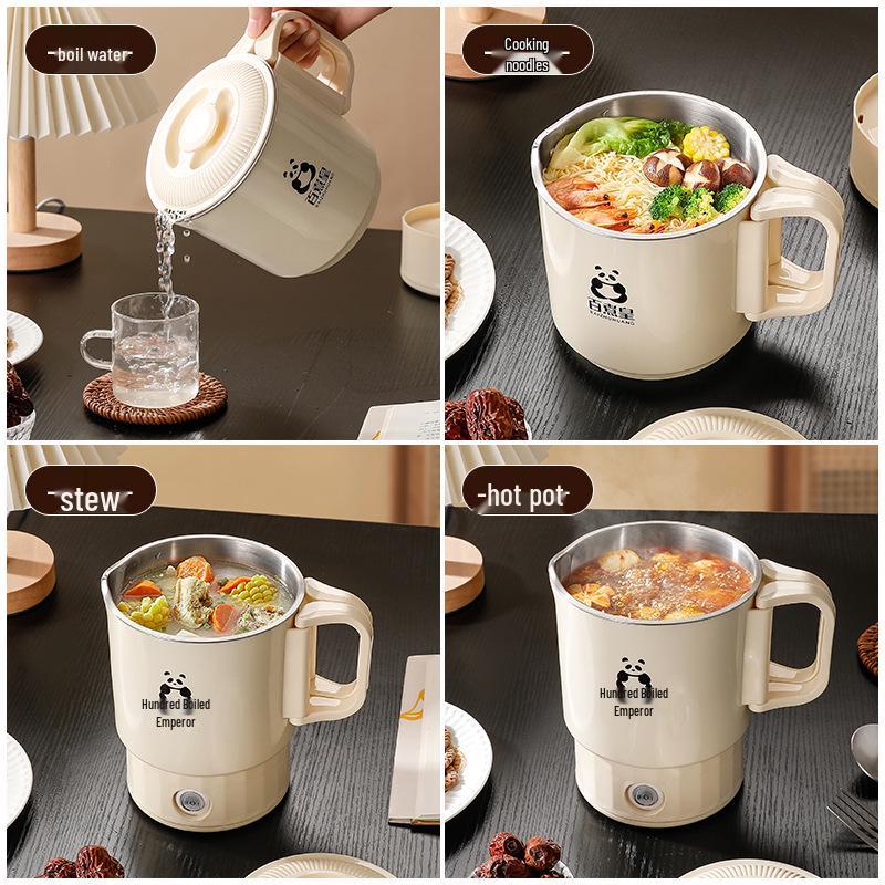 Portable Foldable Electric Kettle with Smart Touch and Multi-functional Design for Home and Dorm Use