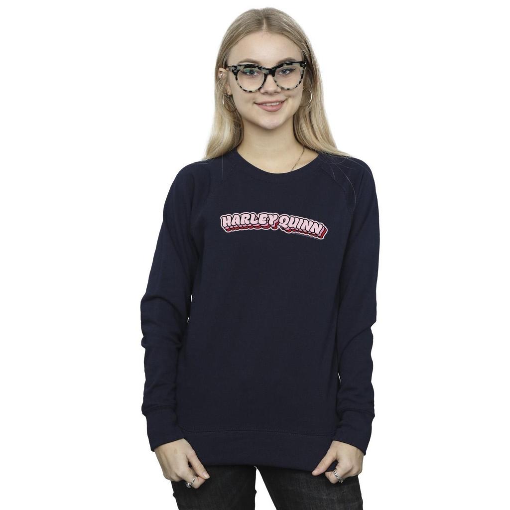 DC Comics Womens/Ladies Batman Harley Quinn Logo Sweatshirt