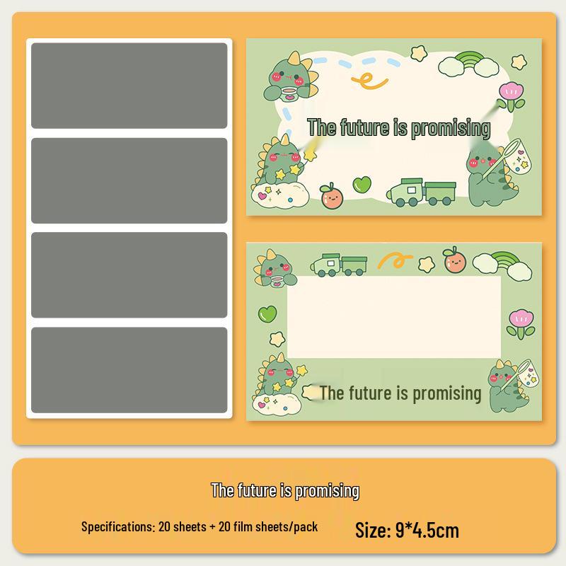 DIY Scratch-off Birthday Lottery Ticket - Cartoon Gift Reward Card for Students