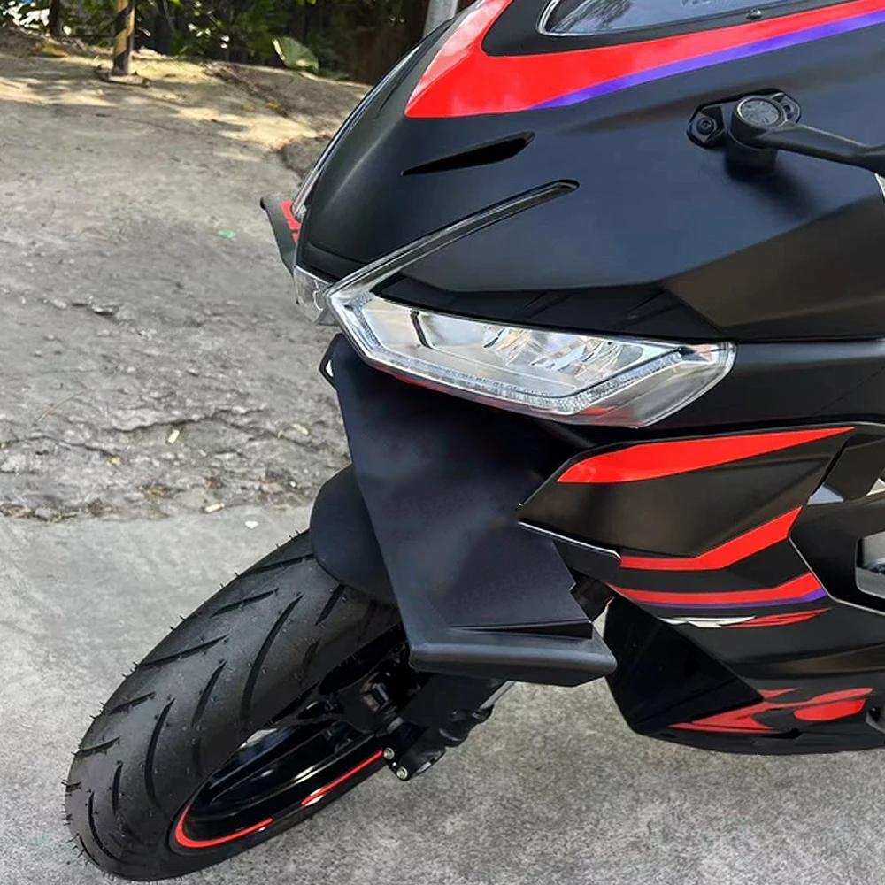 Für Aprilia RS457 RS 457 rs457 2024 ABS Frontverkleidung Flügel Aerodynamischer Schutz Schutzabdeckung Motorradzubehör Teile