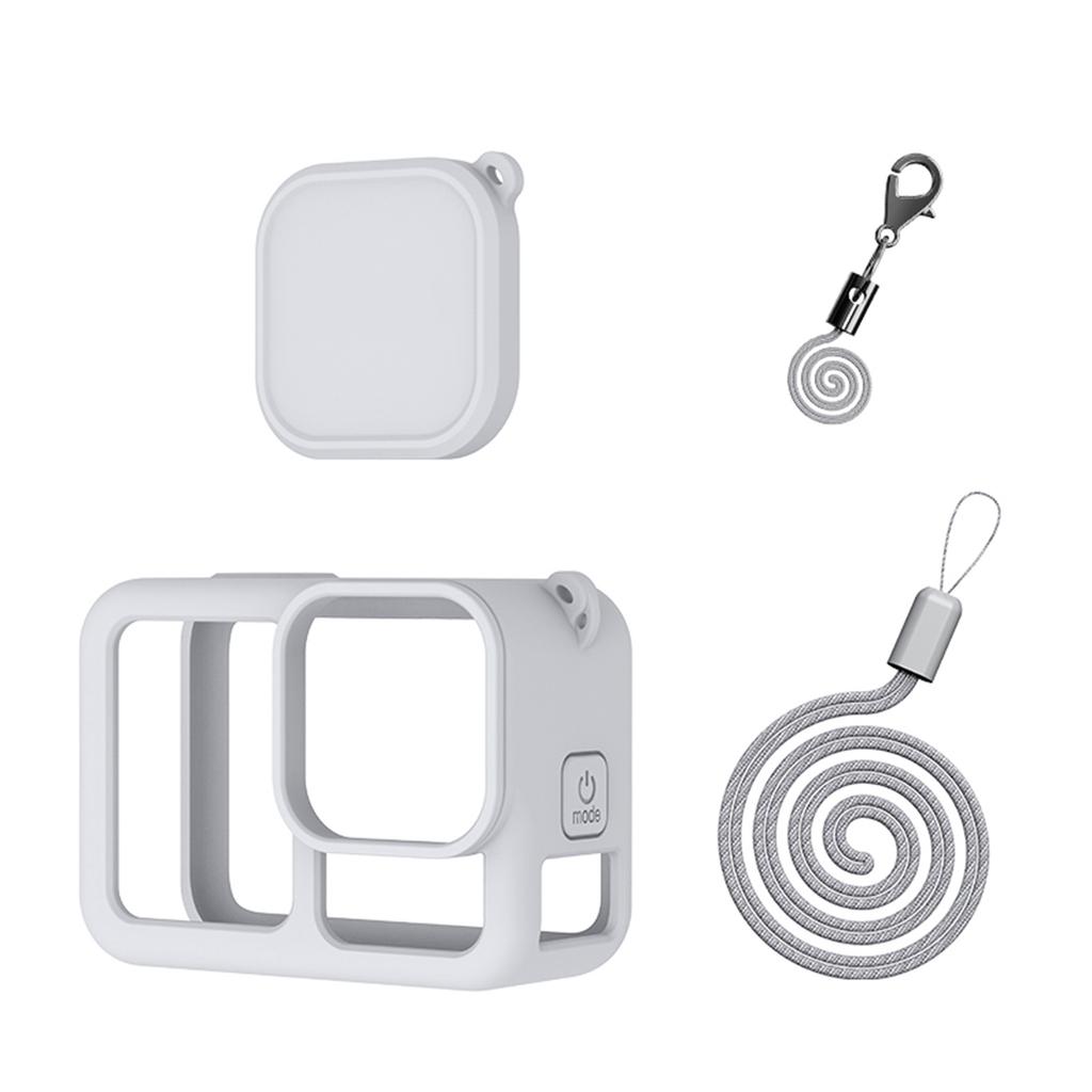 Comprehensive Silicone Protectors Set For Camera Camera Protecting Shell, Lens Cover Screen Guard and Wrist Strap