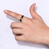 1 Stück Kalter Stil Männer Titanstahlring, Edelstahl nicht verblassender Ring vielseitiges Accessoire