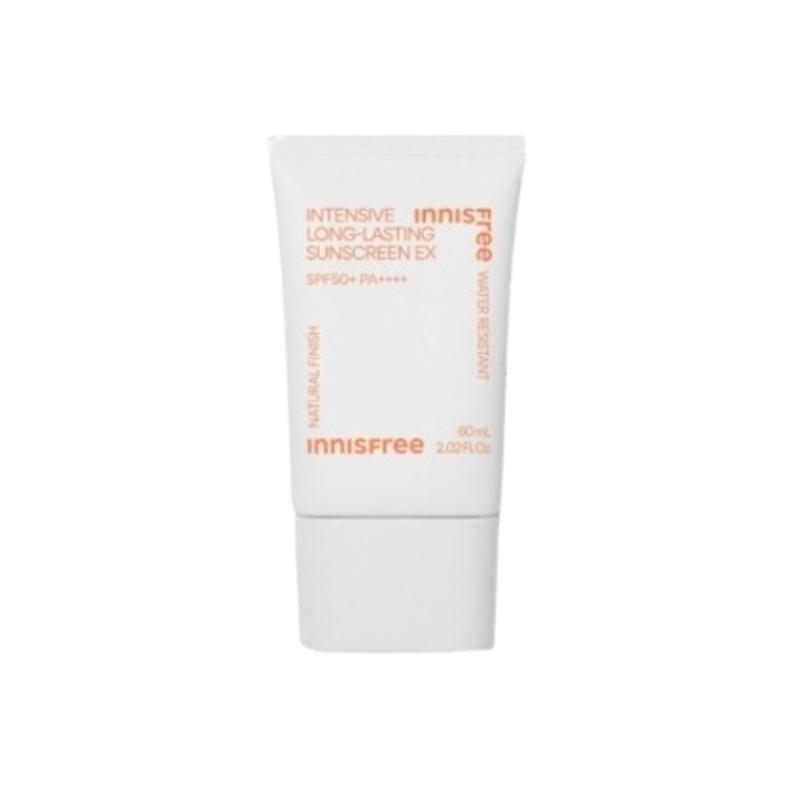 Innisfree Intensive Long-Lasting Sunscreen EX SPF50+ PA++++ 60ml | Waterproof Korean Sun Cream for Outdoor Protection