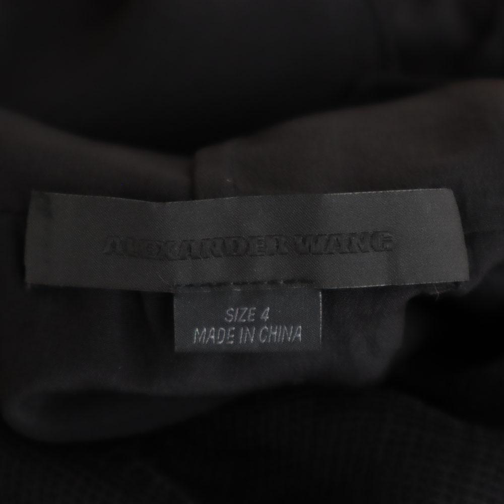 Alexander Wang 100% silk Short sleeve V neck mini dress 4 French sleeve Women Used