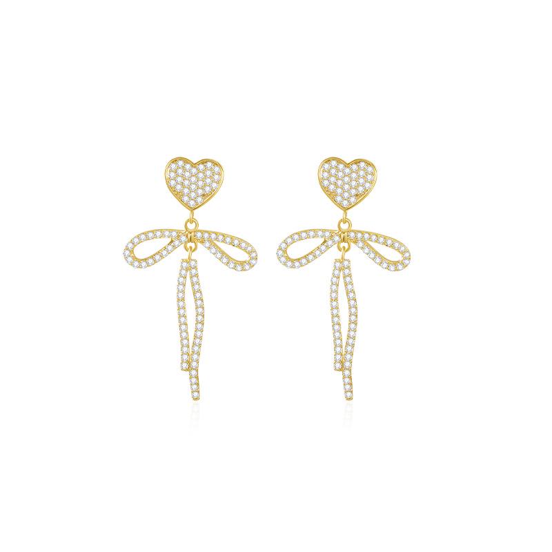 Shining Pearl Copper Alloy Earrings: Light Luxury, High-End Gold-Plated with Strong Color Retention