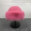 Women's Faux Mink Fur Mongolian Bucket Hat - Thick, Warm, Fashionable for Autumn & Winter, Small Face Effect