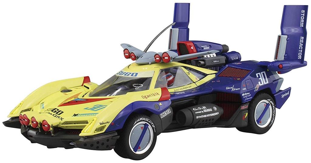 Aoshima Bunka Kyozai Cyber Formula 21 Sugo Asurada Modo Rally Escala Modelo de Plástico Não. G.S.X 1/24