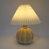Soft Light Rattan Base Lamp Fabric Lampshade Bedside Table Lamp Modern Nightstand Lamp  Bedroom