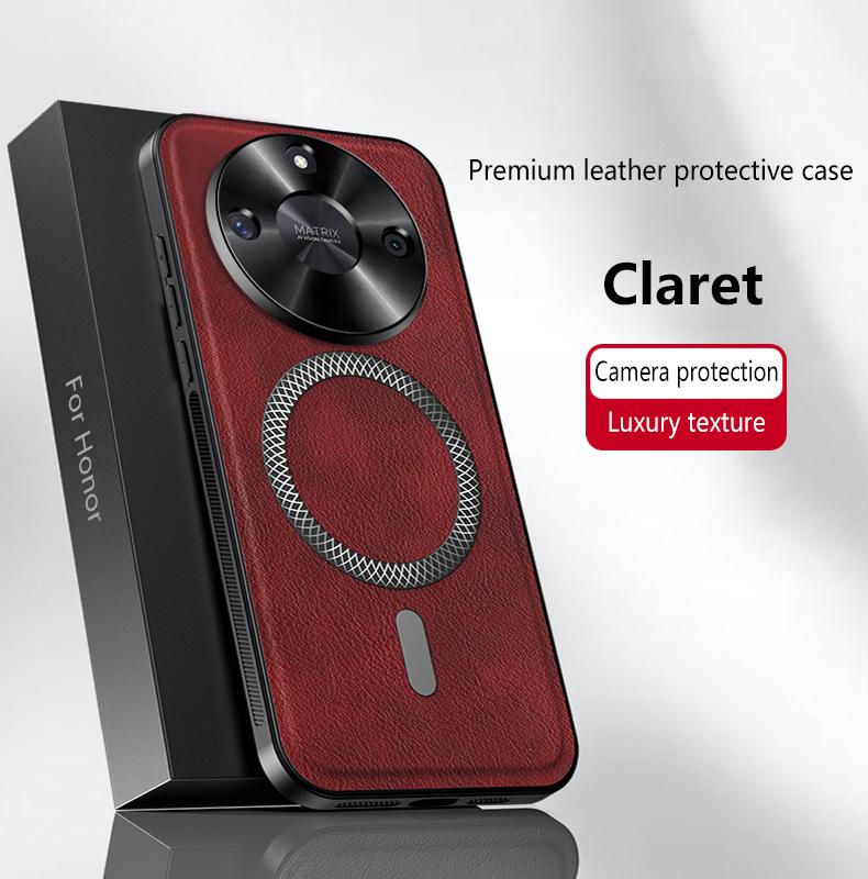 

Для Honor X9C X9B кожаный полноразмерный магнитный водонепроницаемый противоударный чехол для телефона с защитой от отпечатков пальцев For Honor X9B