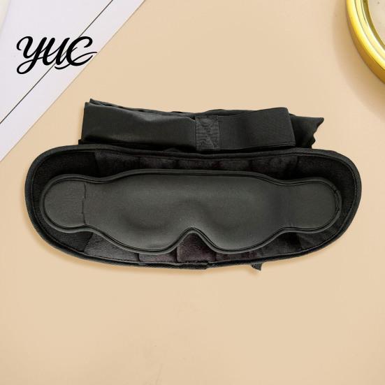Adjustable Head Support 3-in-1 Travel Sleep Mask Set, Blackout Eye Cover with Neck Pillow & Road Trip Comfort Gear Arm Support, Portable Rest Kit for