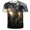 Summer Man 3D Printed Transformers T-shirt Children Cool Cartoon Short Sleeve Clothing Boys Girls Fashion Trend Streetwear