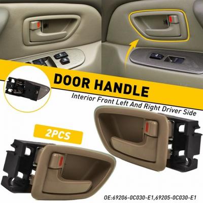 2x Interior Door Handle Front/Rear Right+Left For 2001-2007 Toyota Sequoia Beige