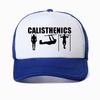 Calisthenics Mesh Breathable Trucker Hat Unisex Summer Harajuku Pop Bodybuilding Sports Baseball Cap Fashion Print Dad Cap
