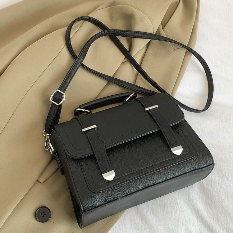 New women's shoulder oblique span bag simple small square bag