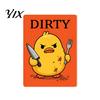 Easy Flip Dishwasher Indicator Clean Dirty Magnet, Acrylic Cartoon Animal Sign, Status Reminder Double-Sided & Magnet for Kitchen Decoration