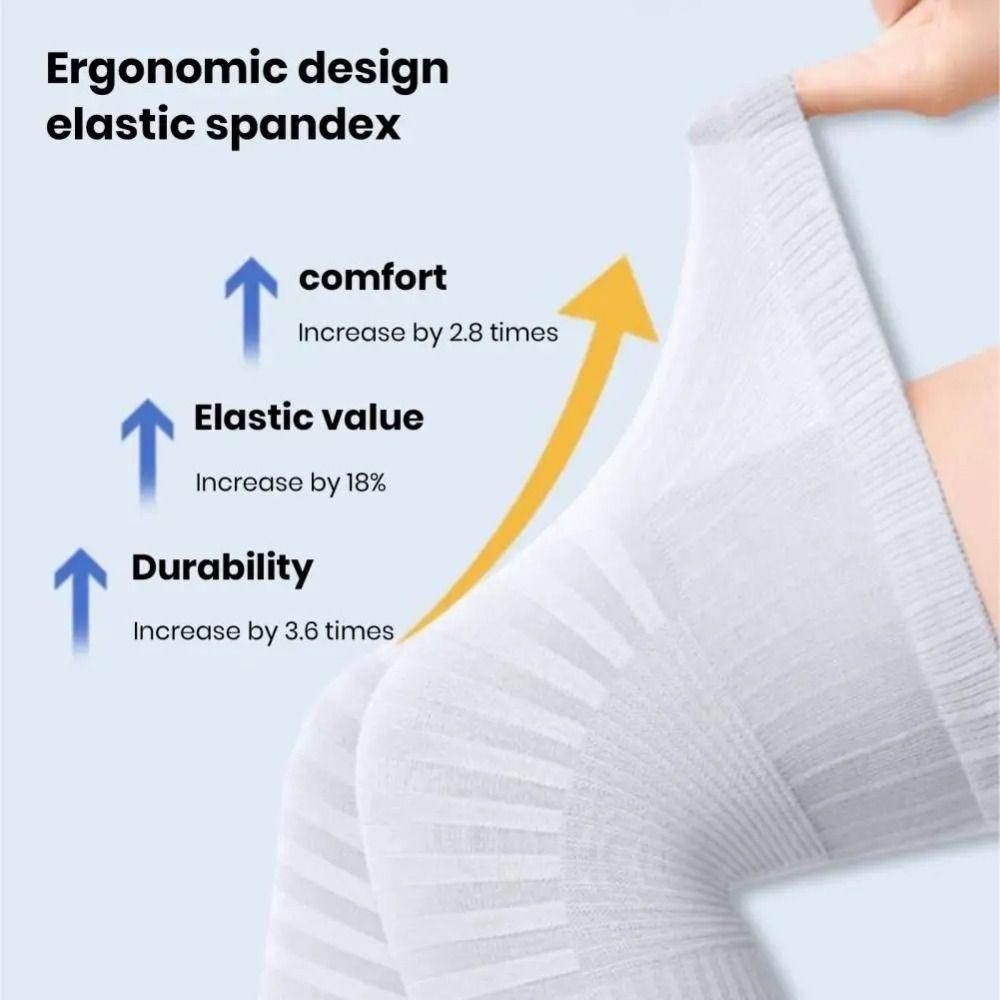 1pair Patella Brace Knee Braces Nylon Fitness Kneepad Elastic Breathable Knee Sleeves  Fitness Gear
