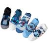 Confezione da 5 Paia Calzini Disney Stitch Rete Estiva Morbidi Traspiranti Ultra Sottili Non Appiccicosi Stile Carino