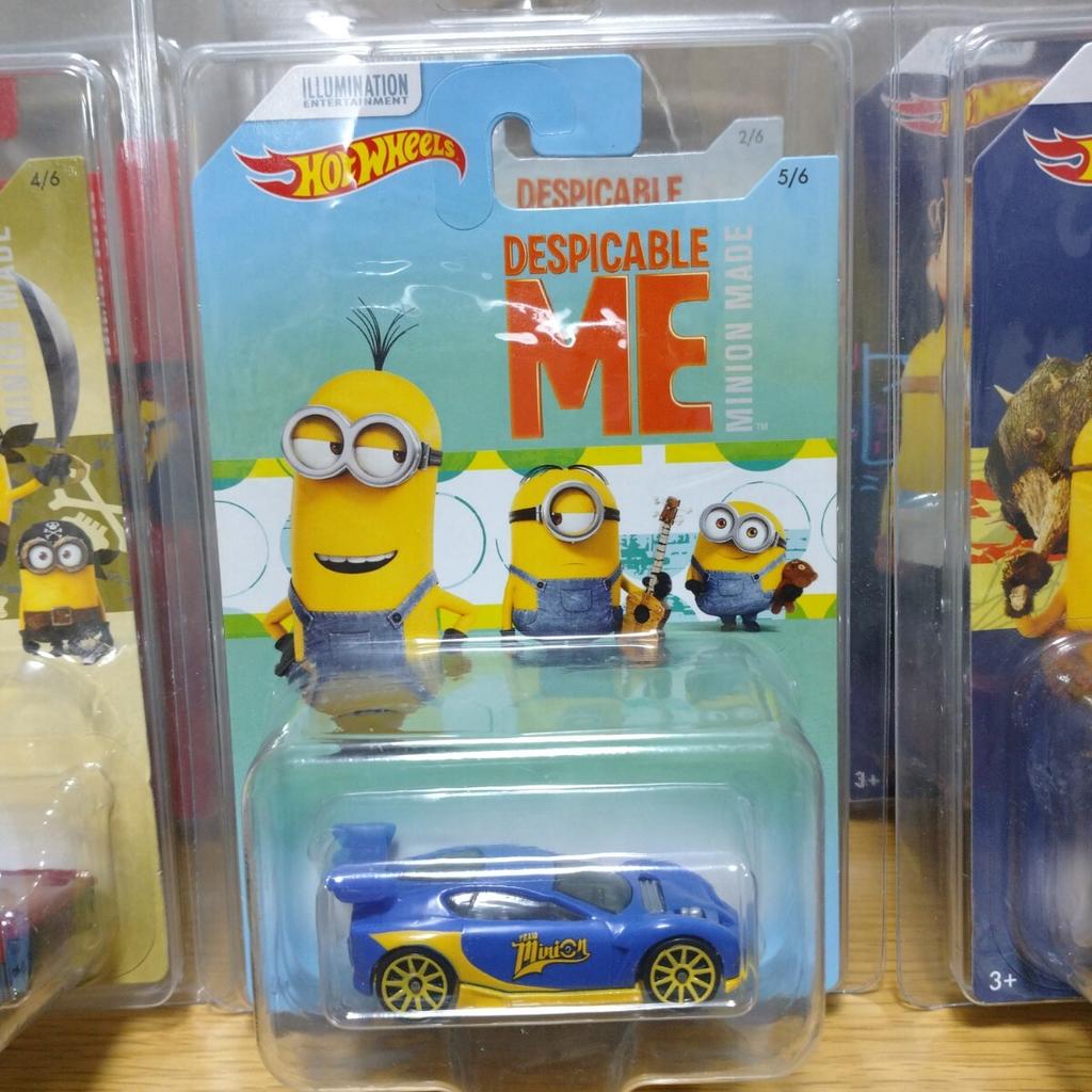 Hot Wheels Minions Minicar Car Protector Collection Car Ornament Decoration Collectible