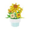 Building Blocks Rose Flowers Bouquet Flower Blocks Bonsai Plant Model Bricks Romantic DIY Home Decoration Toy for Kids Girl Gift