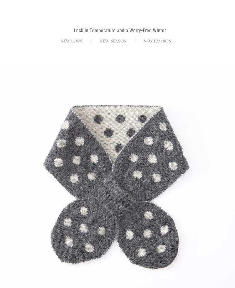 Children's Cute Warm Cashmere Scarf - 100% Pure Knitted Wool