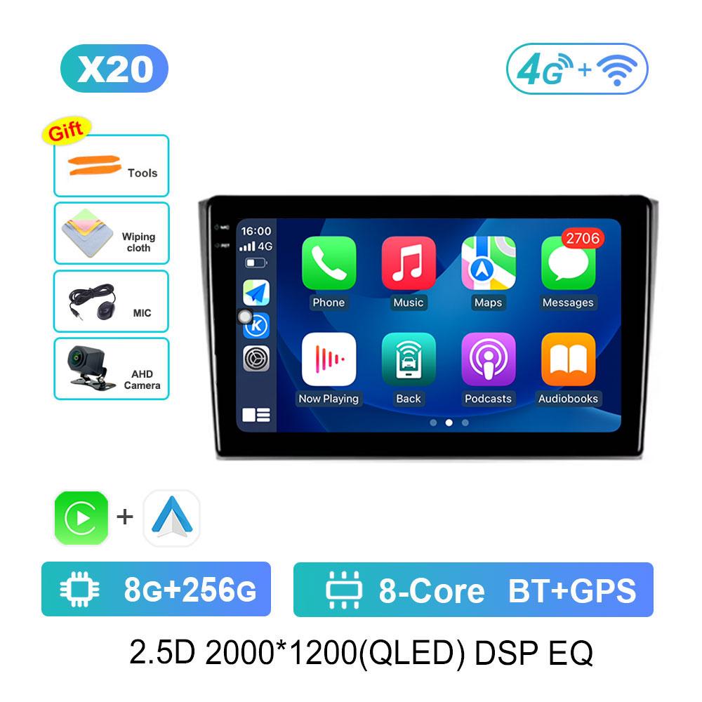 Bluetooth Android 14 WiFi for Mazda CX9 CX-9 TB 2006 - 2010 2016 Car Radio Multimedia Player DSP Stereo GPS 4G Split Screen