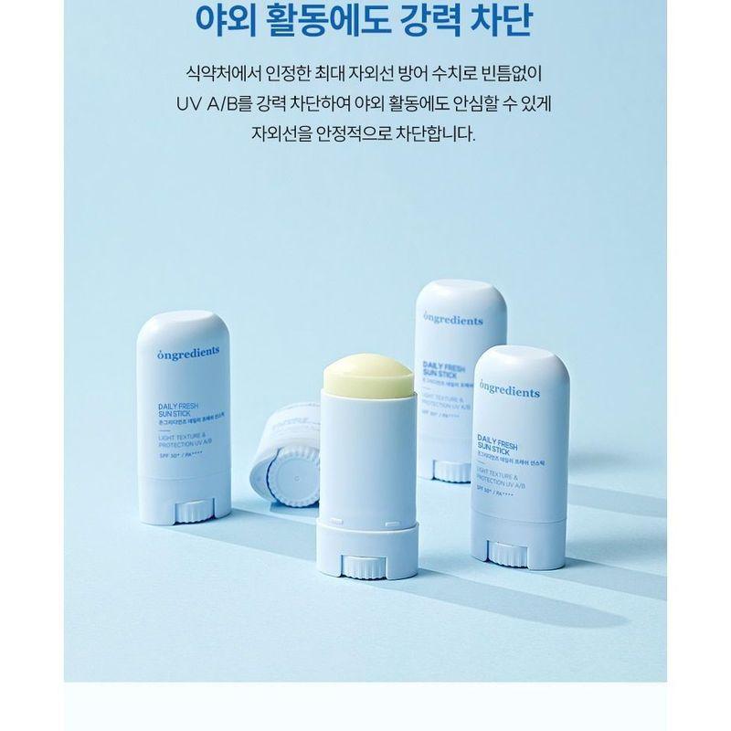 ongredients - Daily Fresh Sun Stick