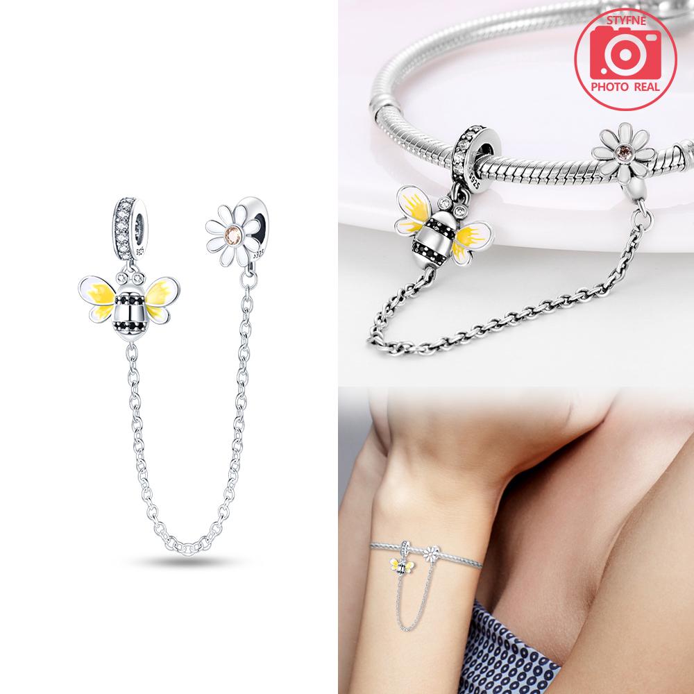 Copper Colors Original Starry Tassel Safety Chain Fit Original Bracelet Diy Jewelry For Women Diy Ladies Party Gifts