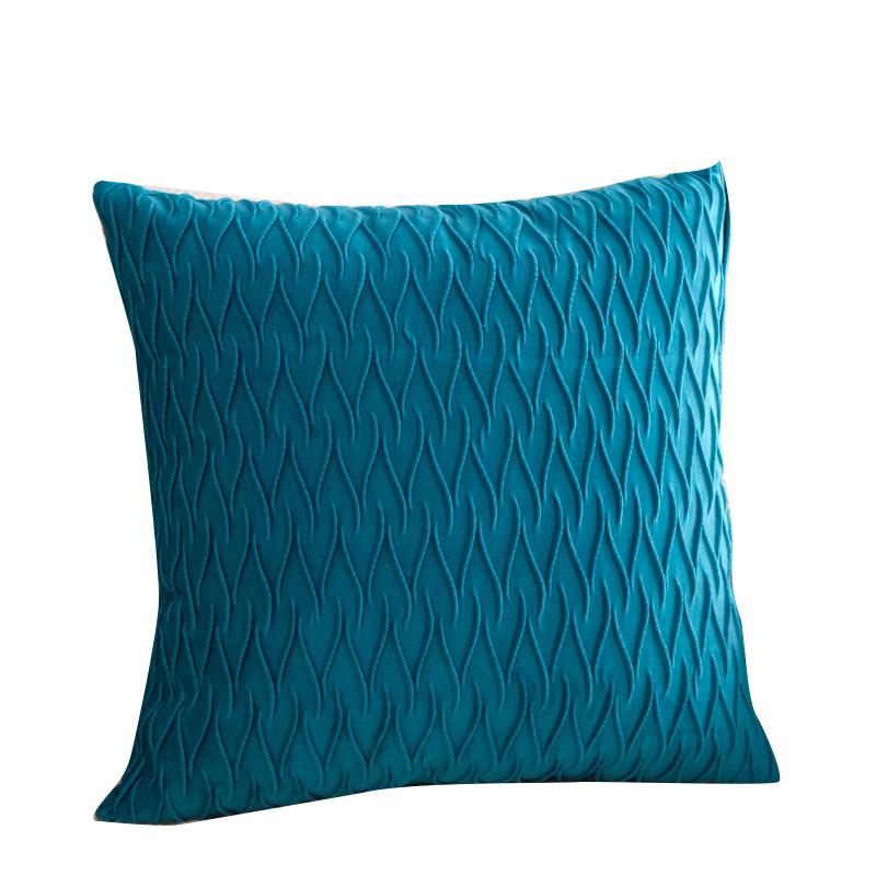 Velvet Wrinkle-Style Soft Back Cushion for Sofa or Bed