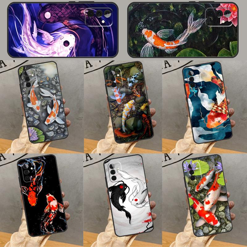 Koi Karpfen Hülle Für Samsung Galaxy A26 A54 A14 A36 A16 A33 A56 A15 A55 A53 A35 A22 A32 A52 A34 A05 A06