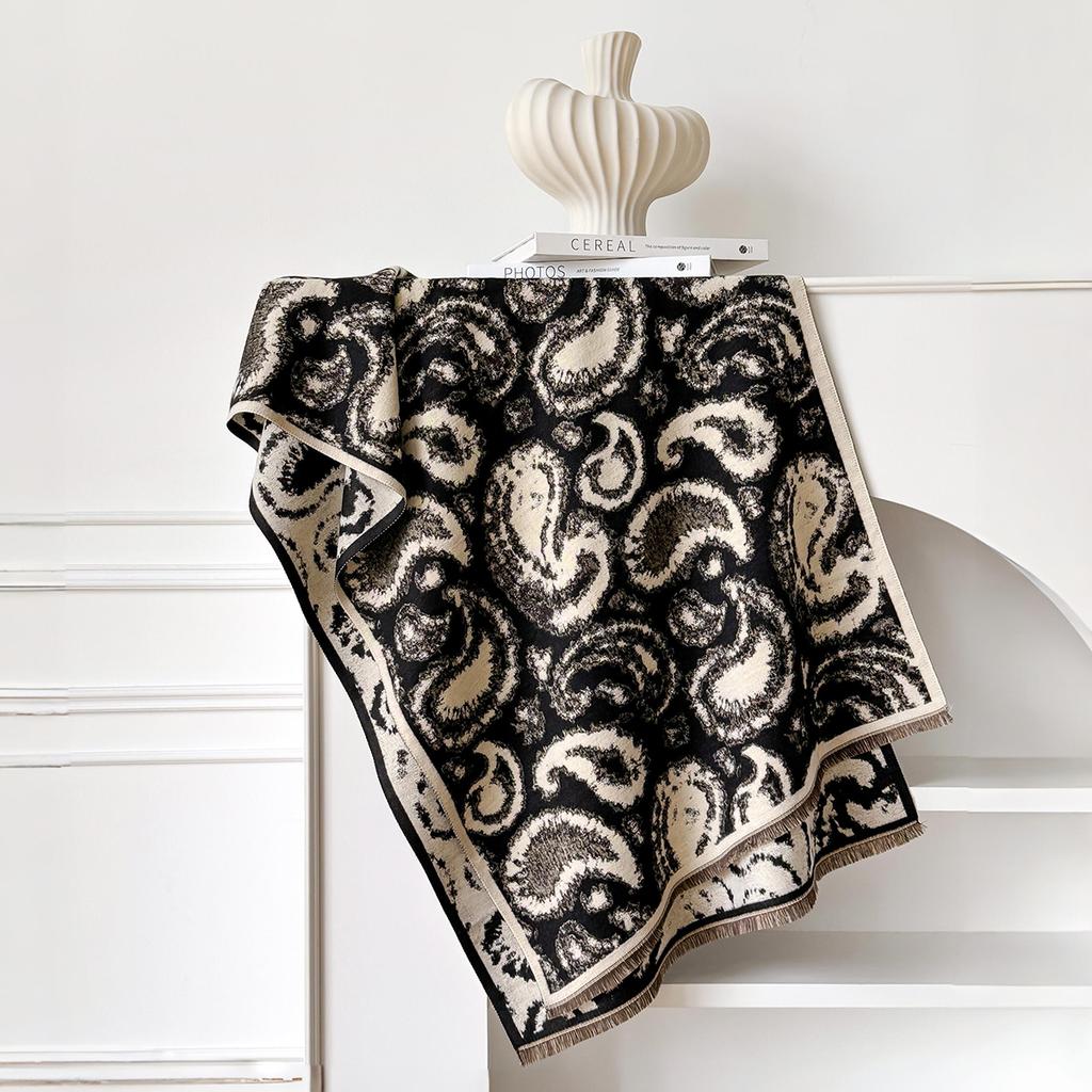 Women Winter Cashmere Scarf Cashew Pashmina Luxury Brand Paisley Shawls Wraps Bufanda Hijab Travel Stoles Echarpe Warm Blanket