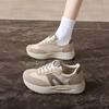 ins Korean version of the new dad shoes girl 2025 spring student running sports thick sole height casual street shot G6810