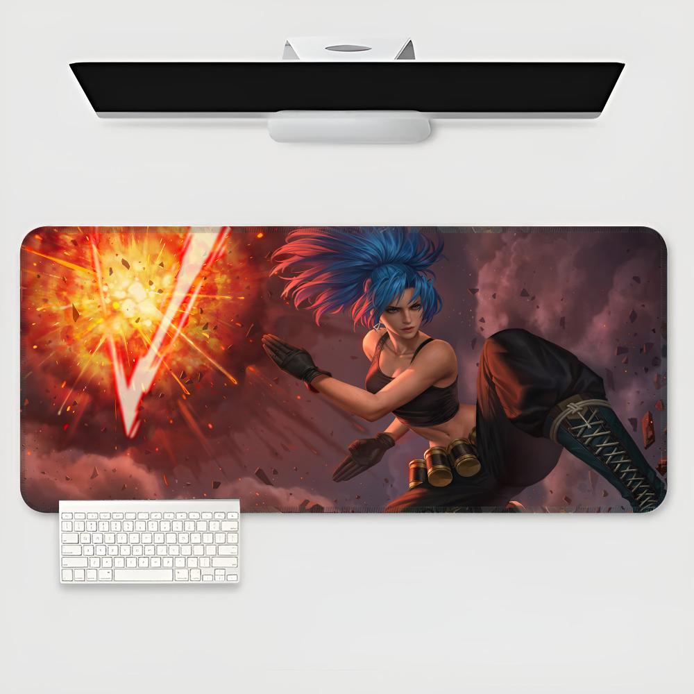 KOFS K-King O-Of F-Fighters Mouse Pad E-sports players game teclado XXL Large Computer Laptop Non-slip Keyboard Desk Mat Comput