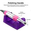 Trapanino Elettrico per Unghie Professionale Macchina per Manicure Set Levigatore per Unghie Set di Punte per Trapano Unghie Portatile Polish per Unghie Salone Portatile SPINA USA,D