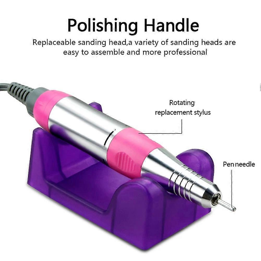 Trapanino Elettrico per Unghie Professionale Macchina per Manicure Set Levigatore per Unghie Set di Punte per Trapano Unghie Portatile Polish per Unghie Salone Portatile SPINA USA,D